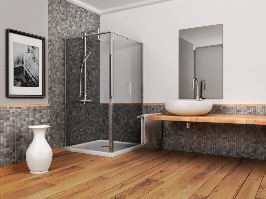 Le lino et le parquet sont vulnérables à l’humidité.