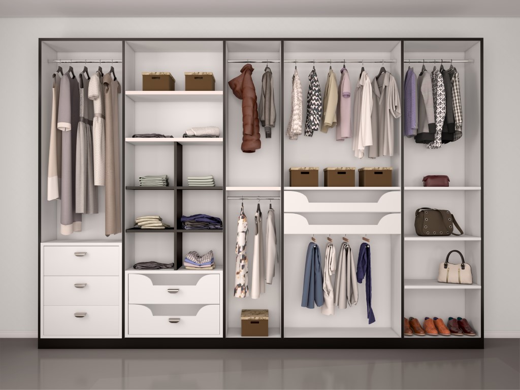 Optez pour un dressing ouvert design.