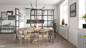 Quelle cloison pour séparer la cuisine du salon ?