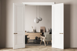 Pensez aux portes intérieures vi vous souhaitez une déco moderne.